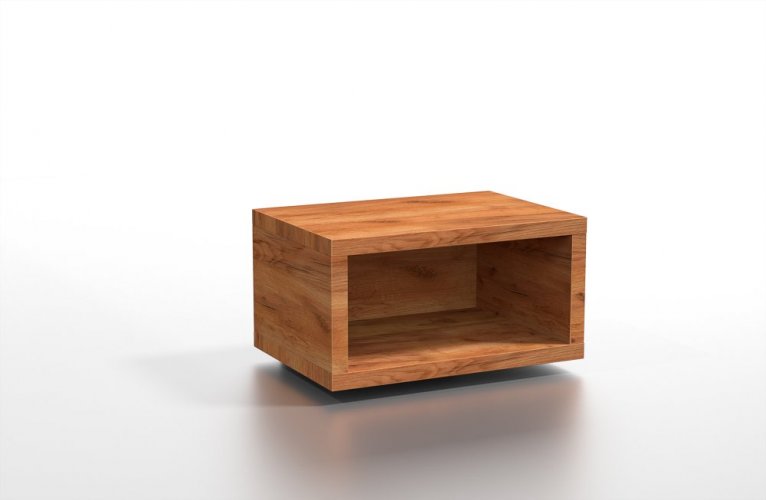 Noční stolek Kemp z masivního dřeva - Dřevo: Třešeň