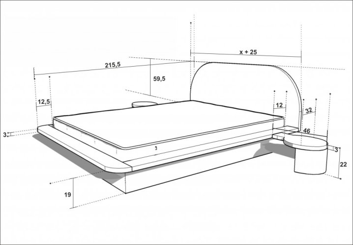 Postel Space z masivního dřeva - Rozměr plochy pro matraci: 120x200, Dřevo: Jasan
