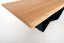 Stůl Ingram z masivního dřeva - Barva nohou: Černá